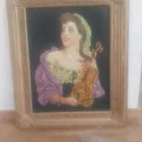 تابلو پولک و منجوق دوزی