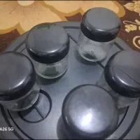 جا برنجی اورانوس همراه با جا ادویه ها اشانتیون