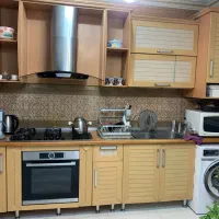 کابینت ام دی اف هود سینک دوقلو|آب‌چکان و نظم‌دهنده ظروف|مشهد, راهنمایی|دیوار
