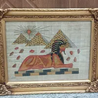 تابلو نقاشی روی کاغذپاپیروس|تابلو، نقاشی، عکس|تهران, خرمشهر|دیوار
