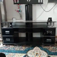 میزتلوزیون شیشه ای