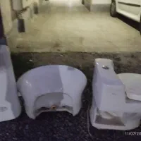 توالت فرنگی و روشویی