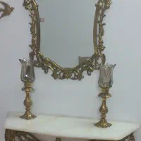 آیینه کنسول برنج