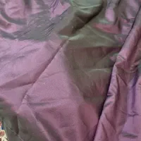 پرده ساتن  رنگ بنفش  به همراه یک عدد والان و یراق|پرده، رانر، رومیزی|تهران, جیحون|دیوار