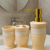 سرویس جا صابون و جا مسواکی چینی