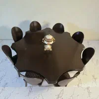 میز و صندلی چوبی ۸نفره اعلا