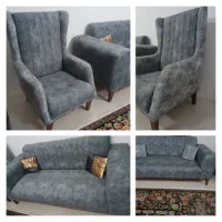 مبلمان راحتی ۸نفره نو نو آک مناسب جهیزیه