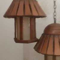 لوستر چوبی