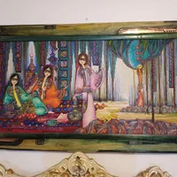 تابلو نقاشی با خمیر ویترای|تابلو، نقاشی، عکس|تهران, شهرک غرب|دیوار