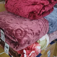 پتو گلبافت 160×220 یکنفره ضخیم(گلدار و تک رنگ)|رختخواب، بالش، پتو|بانه, |دیوار