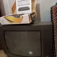 تلویزیون ۱۴ اینچ همراه دستگاه دیجیتال|تلویزیون و پروژکتور|زاهدان, |دیوار