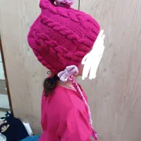 دوعدد کلاه بچگانه دخترانه