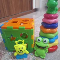 مکعب هوش حلقه هوش و دو عدد جغجغه