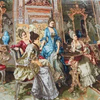 تابلو فرش دستبافت شاعرجوان