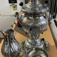 سماور گازی قلمکاری برند سبحان|سماور، چایساز، قهوهساز|تهران, نازیآباد|دیوار