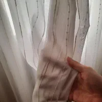 پرده تور بدون آستر عرض ۲۸۰ سانتی متر رنگ شیری|پرده، رانر، رومیزی|گنبد کاووس, |دیوار