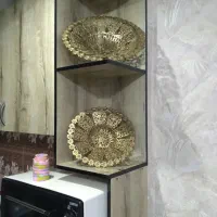 شیرینی خوری ومیوه خوری برنج پایه دار