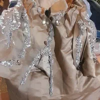 لباس مجلسی.سنگدوزی.شیک ودرخشان.|لباس|مبارکه, |دیوار