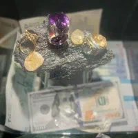 انگشتر آمیتیست . موزنایت