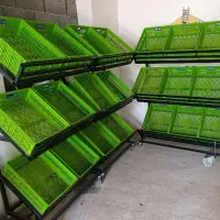 استند (قفسه)متحرک میوه فروشی (نو)