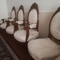 یک دست مبل استیل ۹ نفره استفاده نشده نو ۵۵ میلیون|مبلمان خانگی و میز عسلی|لار, |دیوار