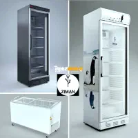 فریزر بستنی تاپینگ اسکوپی یخچال ایستاده زیمان