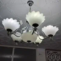 لوستر ۵ شعله سالم ۱ عدد.