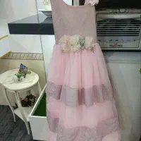 لباس مجلسی دخترانه رنگ یاسی