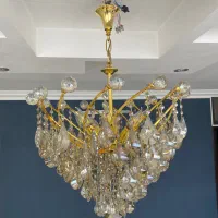 لوستر طلایی در حد نو