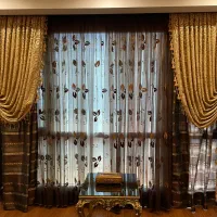 پرده ترک سه تیکه شیک