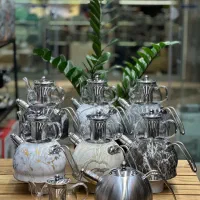 کتری قوری استیل ماربل