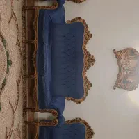 مبل ۷نفره سالم با میز وسط و عسلی|مبلمان خانگی و میز عسلی|قائمشهر, |دیوار