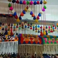 پرده زینتی و سنتی قشنگ