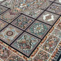 فرش ۱۲ متری جفت ماشینی طرح خشتی