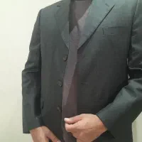کت و شلوار زغال سنگی