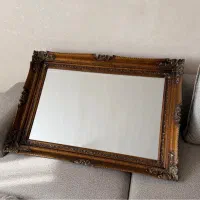 آینه کلاسیک قاب چوبی منبت‌کاری‌شده