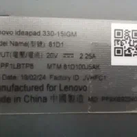 لپ تاپ لنووIdeaPad 330 151GM|رایانه همراه|تهران, ارجمندی راد|دیوار