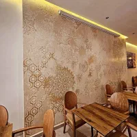 گچبری پیش ساخته میکروسمنت پتینه گچ سمنان نقاشی|خدمات پیشه و مهارت|کیش, |دیوار