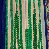 تسبیح زمرد معدنی شامقصود افغان 50 درصد اف