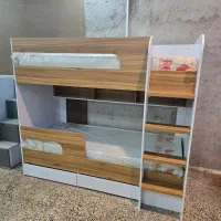 تخت دوطبقه کمجا مدل D29S چوبین پلاس