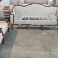 مبلمان کوئین فرانسوی تک چوب