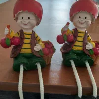 دو عدد مجسمه تزیینی