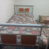 تخت یکنفره فلزی|تخت و سرویس خواب|تهران, تهرانسر غربی|دیوار