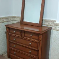 تخت خواب  با چوپ راش