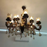 دوعدد لوستر 12شعله.6شاخه