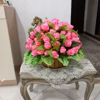 سبد گل بزرگ ربانی حدوده ۱۰۰ شاخه گل مناسب هدیه