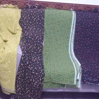 پارچه پفکی خوش رنگ|لباس|قروه, |دیوار