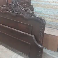 دراور همراه با آینه و عسلی و تخت دو نفره|تخت و سرویس خواب|تهران, زنجان جنوبی|دیوار
