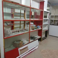 قفسه ورق آهن و چوب|کتابخانه، شلف، قفسه‌های دیواری|الیگودرز, |دیوار