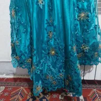 ماکسی مجلسی در حد نو جلو تمام سنگ کار شده|لباس|اصفهان, قهجاورستان|دیوار